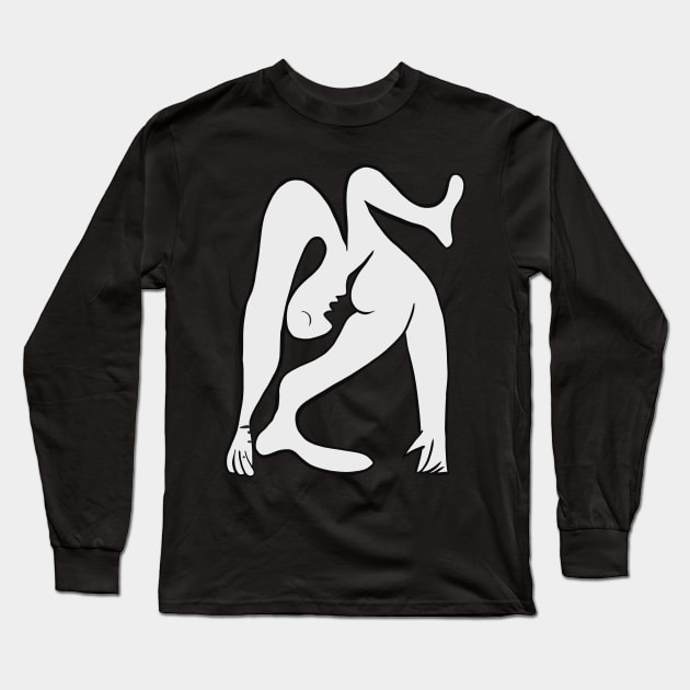 Picasso - Black and White #1 Long Sleeve T-Shirt by shamila